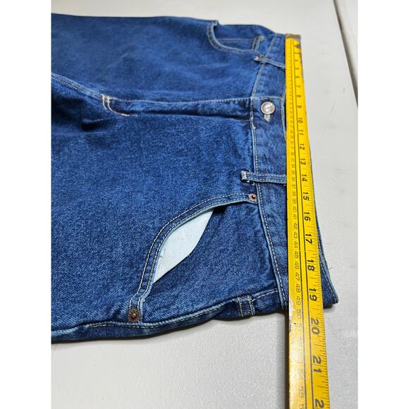 VTG SOLO SEMORE Baggy Loose fit Jeans Denim Men size 42x31 Y2K - Retro Skater - Picture 9 of 11